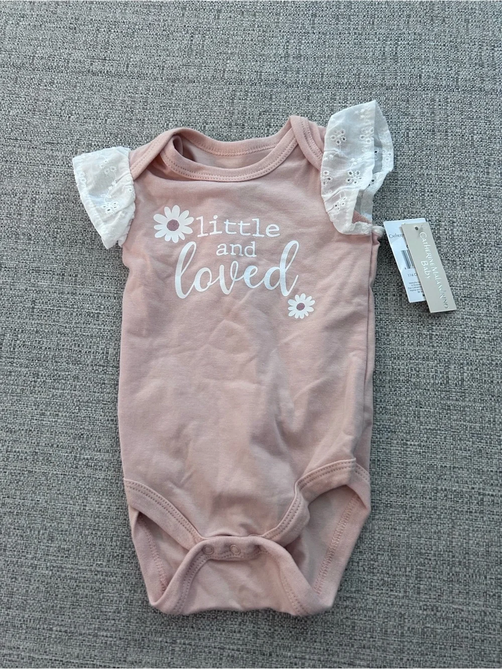 Catherine Malandrino Baby Floral Romper Set NWT. Size 6/9M